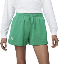 Nike Women&#39;s Club Fleece Mid Rise Shorts Green - $44.00