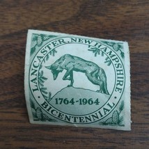 1964 LANCASTER NH NEW HAMPSHIRE Town Bicentennial Stamp RARE - $9.49