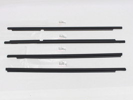 Toyota Land Cruiser 90 Series Prado Black Front Rear Door Belt Moulding SET - £155.35 GBP