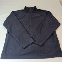 Lands End Outfitters Men&#39;s L Shirt Pullover Mock Neck Long Sleeve Blue 1... - $13.10