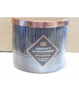 COCONUT SANDALWOOD  Bath & Body Works 3 Wick Candle  14.5OZ  New - $25.60
