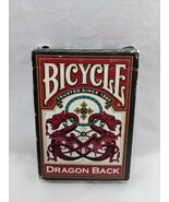 Bicycle Dragon Back Red Back Playing Card Deck Complete - €7,62 EUR
