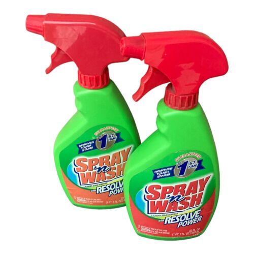 RESOLVE Spray n Wash Laundry Stain Remover 22 oz NEW Discontinued Lot