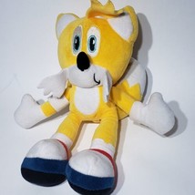 Sonic the Hedgehog Yellow 10&quot; with Hanging Suction Cup Plush EUC - $10.95