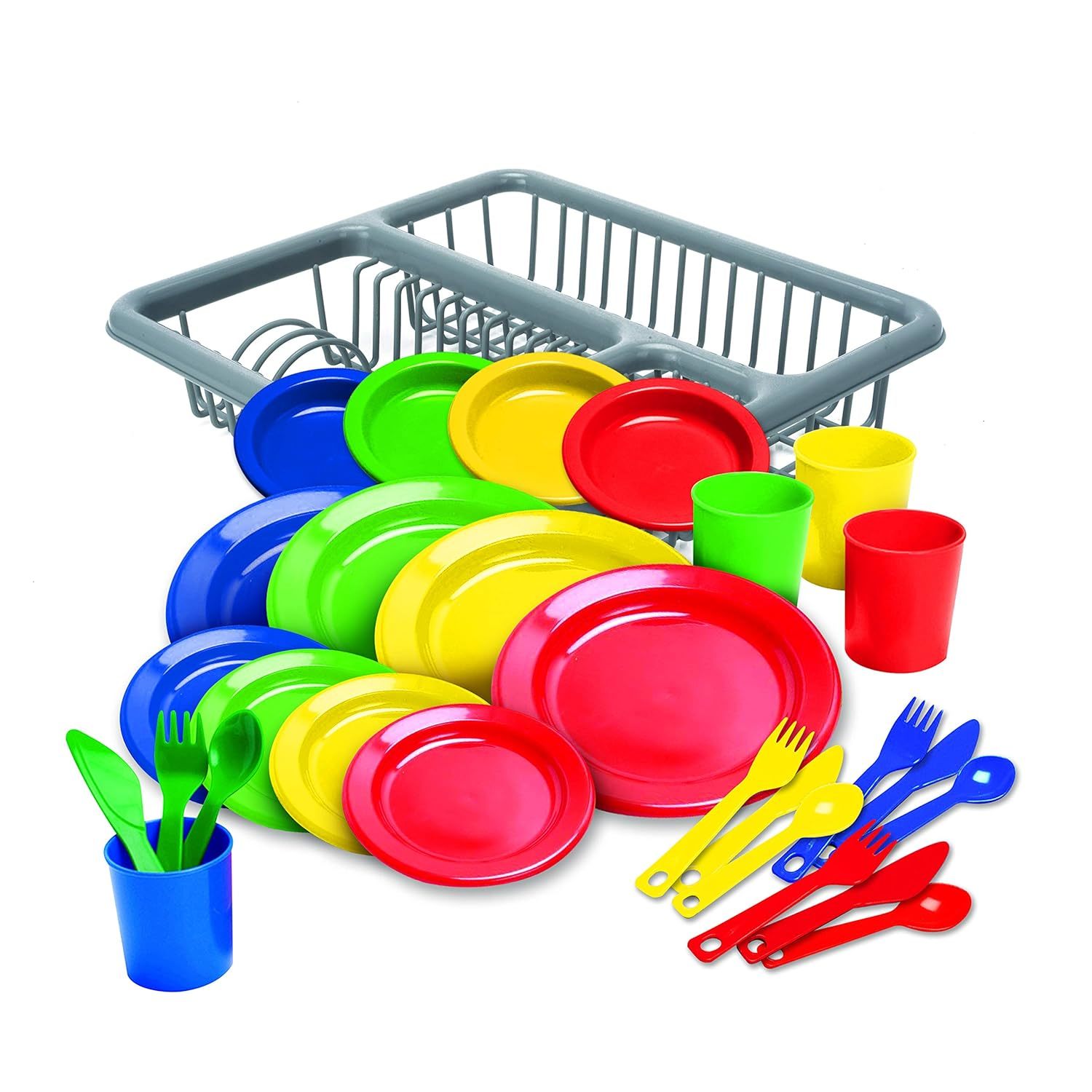 Kids And Toddler Dishes | Kids Play Kitchen Accessories Set | Bpa Free And Dishw