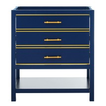 30&quot; Blue Bathroom Vanity Cabinet Only - $236.99