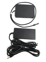 Dell WD15 USB-C Monitor Dock 4K w/ OEM Dell 180w Power Adapter - New Open Box - $98.01