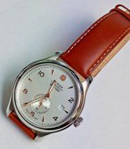 Wenger Quartz Movement  LEATHER STRAP  Men&#39;s Watch 79301C BOX PAPERS - $108.90