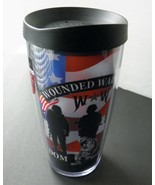 Wounded Warrior Thermos Travel Cup Mug 16oz Army Navy Air Force Marines - £11.32 GBP