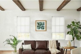 White Cordless Light Filtering Cellular Shade 34 in. W x 72 in. L - $32.05