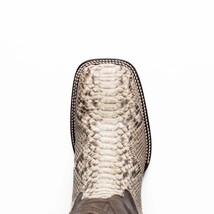 Marco Di Milano Genuine Snake Skin Cowboy Boot Missouri Natural image 6