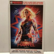 Marvel Previews Captain Marvel Cover from 2019 Los Angeles Comic Con - £7.43 GBP