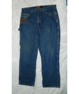Mens WRANGLER Riggs Work Wear Denim Jeans size 36x32 - $14.80