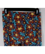 LuLaRoe Leggings One Size With Daisies With Dragonfly Stem Designs - $201.97 MXN