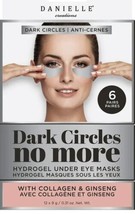 Danielle Dark Circles Under Eye Hydrogel Patches Collagen &amp; Ginseng 6 Pairs New - £10.37 GBP