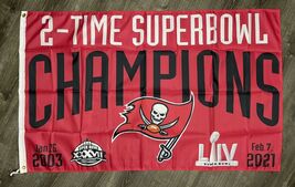 Tampa Bay Buccaneers Super Bowl Championship Flag 3x5 ft Banner Man-Cave - $18.99