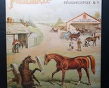 Vtg Phoenix Horse Shoe Co Poughkeepsie NY Ad Tin Litho Repro Sign Rare - $29.99