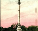 1907 Postcard - Monmouth Battle Monument Freehold NJ E.G. Bacon &amp; Co Und... - £15.65 GBP