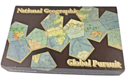 Vintage National Geographic GLOBAL PURSUIT  Board Game 1987 Complete Family  - £15.21 GBP