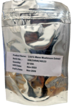 Organic Lions Mane | 50g | Brain Boost | Great With Coffee | 10:1 Extract - $20.21