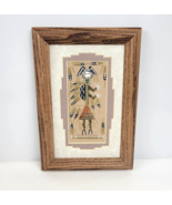 Navajo Native American Sand Art Painting Bevery &amp; Raynard Begay COA Fram... - $29.99