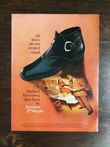 Vintage 1971 Johnson &amp; Murphy Tarrytown Shoe-Boot Full Page Original Ad 823 - $6.92