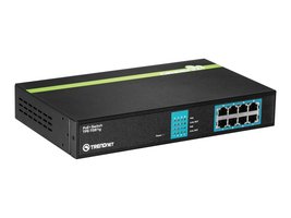 TRENDnet 8-Port Gigabit GREENnet PoE+ Switch, TPE-TG81g, 8 x Gigabit PoE+ Ports, - £150.00 GBP