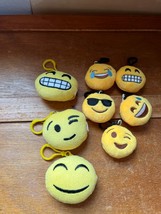 Lot of Orange &amp; Yellow Plush Emoticons Emojis for Child Therapy Emotion Aids Bac - £8.27 GBP