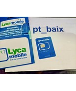 Lycamobile Sim Card Anonymous Active Portugal Europe UK FREE roaming Use - $10.90