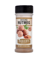 ( 1 ) Baker&#39;s Select Pure Ground Nutmeg 1.75 oz bottle NEW SEALED - $8.90