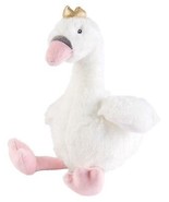 NWT Carters Swan Goose Plush Toy Stuffed Animal White Pink Bird 8.5&quot; Sup... - £16.73 GBP