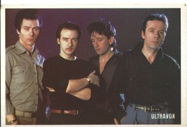 ⭕VTG card pocket calendar 1986 ULTRAVOX Portugal group music singer - $73.65 MXN