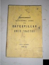 Caterpillar Cat DW10 Tractor Service Manual Reference Book - $17.88