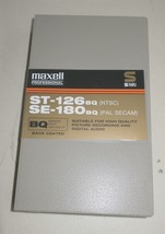 Lot of 11 MAXELL Professional ST-126 SE-180 BQ S-VHS Videocassettes - Ne... - $47.99