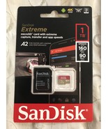 SanDisk 1TB Extreme MicroSDXC UHS-I Memory Card with Adapter - $338.22 CAD