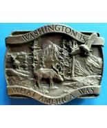 Vintage 1980s Washington Is What America Was Belt Buckle - Siskiyou 1981 - $24.37 CAD