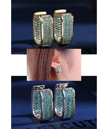 Square Earrings Minimalist earrings Jewelry - £18.03 GBP