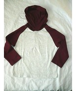Garanimals Boys Long Sleeve Jersey Raglan Hoodie Shirt Size 2T Burgundy ... - $15.09 CAD