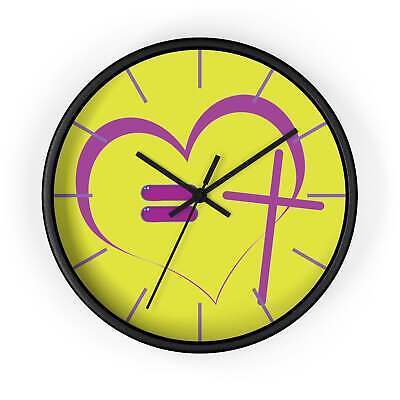 Wall Clock "God Equals Love