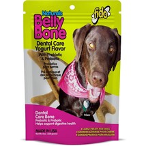 Fido Belly Bones for Dogs 4 Yogurt Flavor Large Dog Dental Treats (Made in USA)  - £10.31 GBP