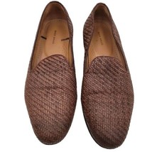 Baker Benjes Simpson Woven Shoes Slip On Loafers Size 10.5 Brown - $67.27