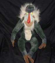 18&quot; Vintage Disney Lion King Grey Rafiki Monkey Baboon Stuffed Animal Plush Toy - £26.03 GBP