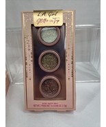 La Girl Glitter On Top ￼ Iridescent Gold Pink Eyeshadow 3 Paint Pot￼ Hol... - $4.29