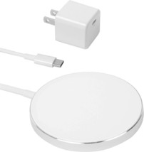 Magnetic Wireless Charger, 15W Fast Wireless Charging Pad with 20W Mini USB-C PD - £12.85 GBP