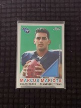 2015 Topps Chrome 60th Anniversary Wal-Mart Relic Marcus Mariota Rookie T60R-MM - £2.23 GBP