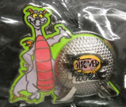 Disney World Figment the Dragon Pinback Epcot Undiscovered Future World Sealed B - $19.99