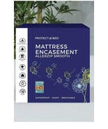 PROTECT-A-BED AllerZip Smooth Mattress Protector, Twin XL, White (6 Inch... - $1,160.27 MXN