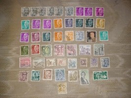 Lot Of 48 Spain Cancelled Postage Stamps Spanish Europe Espana Vintage... - £15.56 GBP