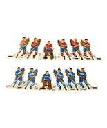 Vintage Metal Table Top Hockey Players Toronto Maple Leafs &amp; Montreal Ca... - $38.79