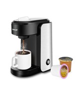 Stainless Steel Single Serve Coffee Maker For Capsule,Visiable Gradient ... - £78.21 GBP